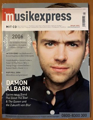 Musikexpress 01 2007 Blur Damon Albarn Snoop Dogg Kaiser Chiefs Gnars Barkley