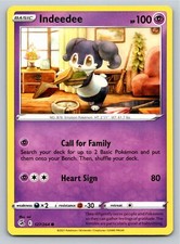 Indeedee 127/264 Common Fusion Strike Pokemon Card - NM Near Mint