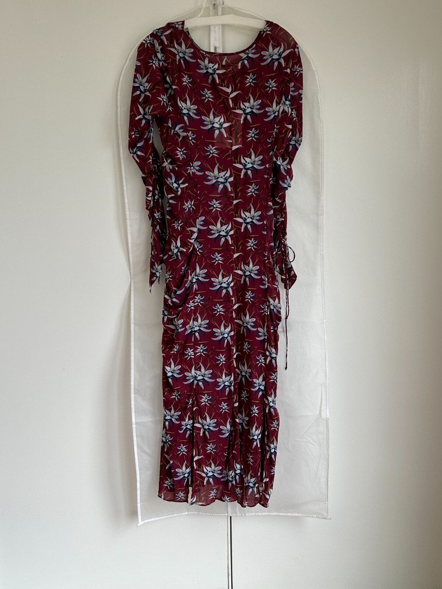 long floral mesh dress Green Floral Mesh Sleeveless A Line Micro Ruffle Gown