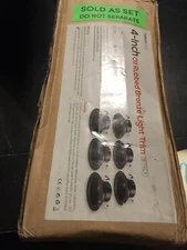 TORCHSTAR 4" OIL RUBBED BRONZE LIGHT TRIM 6/PKG