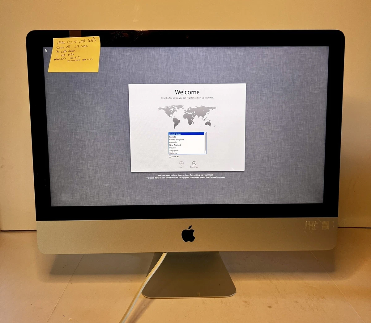 Apple iMac Mac OS X 10.8, Mountain Lion 1 TB or more Apple