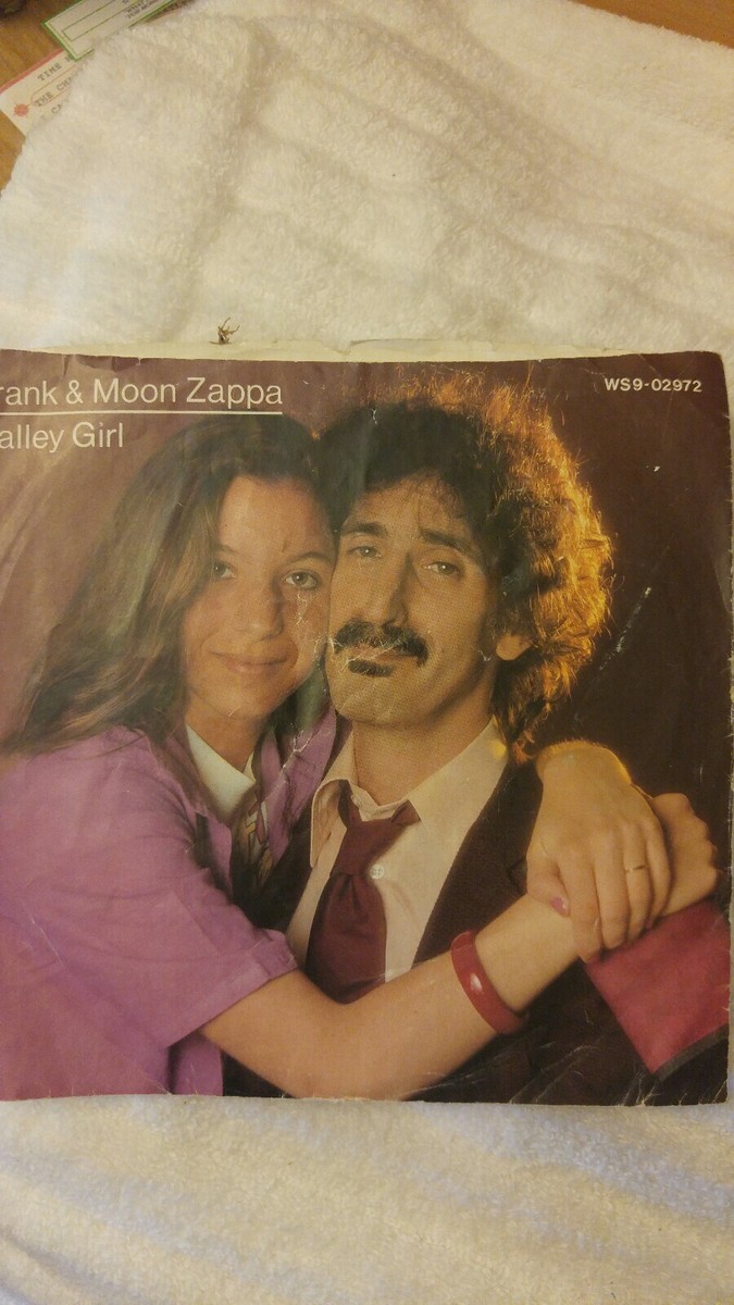 VINTAGE FRANK AND MOON ZAPPA VALLEY GIRL 45 RECORD- RE3 | eBay
