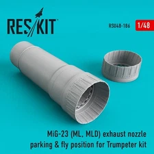 MiG-23 ML exhaust nozzle & fly position for Trumpeter kit ResKit RSU48-0186 1:48