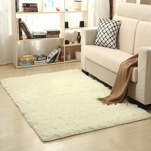 Fluffy Rugs Anti-Skid Shaggy Area Rug Carpet Rectangle Floor Mat Home Bedroom - Picture 11 of 16
