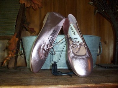 NO BOUNDARIES WOMENS PINK SLIP ON CASUAL SHOES FLATS BALLET STYLE FORMAL SIZE 6