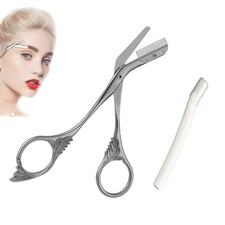 Eyebrow Comb Trimmer - Scissors with Comb, Eyebrow Trimmer for Men  Women, C...