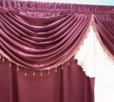 Custom Ft GOLD Satin CURTAIN Wedding /event Backdrop Panel Party Decorations
