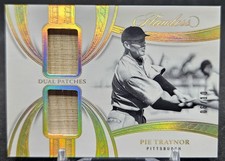 2025 Panini Flawless PIE TRAYNOR Dual Patches Bat Gold #/10 HOF PIRATES