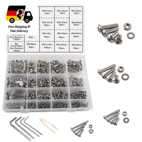 Edelstahl Schrauben Und Muttern Set 1180 StüCk M2 M3 M4 M5 Rundkopf Zylindrisch