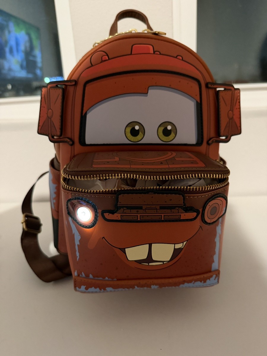 Loungefly Disney Pixar Cars Mater Cosplay Mini Backpack  display picture 3