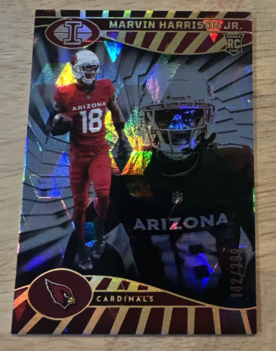 2024 Panini Illusions - Marvin Harrison Jr. #3 Trophy Collection Cubic /399 (RC)