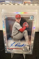2020 Bowman Draft - Chrome Draft Picks Autographs Levi Prater #CDA-LP Refractor