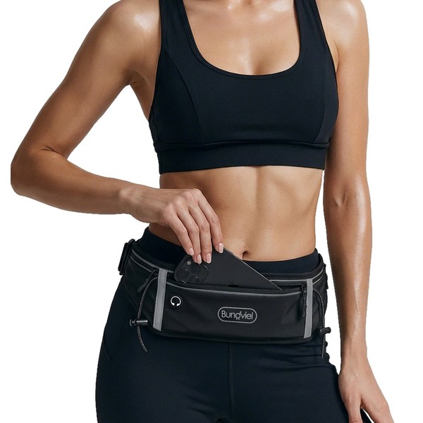 LaufgüRtel Handy Lauftasche Jogging 4 Taschen Wasserdicht Bauchtasche HüFttasche-image
