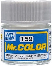 Mr. Hobby Mr. Color Lacquer C159 Metallic Super Silver C159 10ml