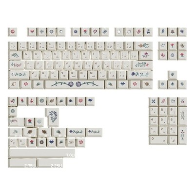 Voynich Manuscript Inspired Keycaps Set Heat Sublimated For Mechanical Keyboards