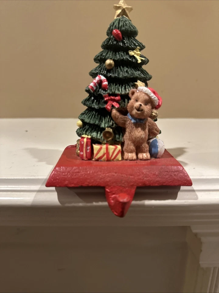 Gancho para medias de árbol de Navidad de hierro fundido resistente en caja Foto 3 de 4