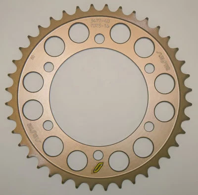 Задняя звездочка алюминиевая Sunstar Works Triplestar - 40T мотоцикл 5-347740 - Изображение 2 из 4