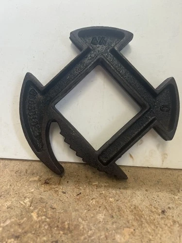 Vintage Price Rubber Corp Cast IronMachine Steampunk Wall Rat Rod Lot Of 2