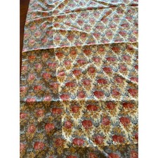 Vintage Saladini 100 Silk Scarf 34x34 Made in Italy Floral Rose Print Square