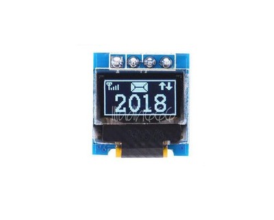 0.49'' I2C IIC OLED White Display Screen Module SSD1306 64x32