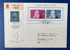 Attractive  SWITZERLAND 1948 'IMABA' First Day Cover  FDC Sc# B178 S/S + 270