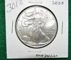 2020 Silver American Eagle 1 OZ (BU)- #3018