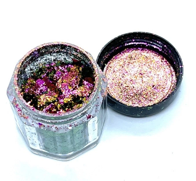 Dara Ettinger $120 Set Of 6 Duo chrome Glitter Eye Shadow New & Sealed - Image 4 of 4