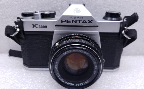 Pentax K1000 SLR 35mm Film Camera SMC Pentax-A 50mm f/2 Lens * New