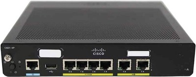 Cisco C921-4P Quad-Port RJ-45 GE Integrated Services Router 2x GE
