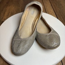 Easy Spirit E360 Women Shoes Metallic Ballet Flats Sz 8.5 See Photos/description