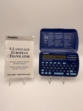 Franklin 5- Language European Translator Model TWE-106B working w/ Manual Guide