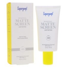 Supergoop Mattescreen Mineral Tinted Face Sunscreen SPF 40, Sunse Exp 01 2027 A2