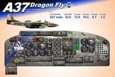A37 DRAGONFLY COCKPIT instrument panel CDkit
