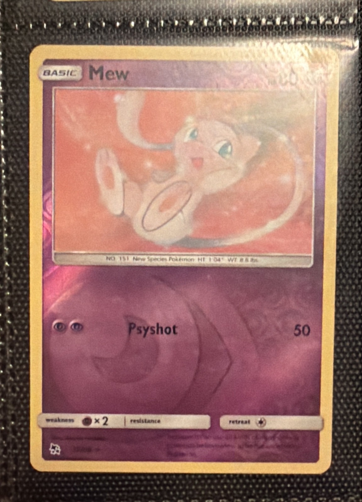 Mew 32/68 Hidden Fates Reverse Holo
