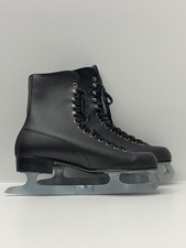Women s Black Imperial Ice Skates Sz 10 Japan Tempered And Hardened Steel Blades