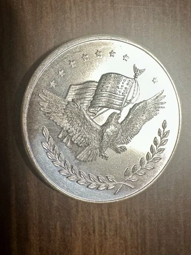 One Troy Oz Silver Trade Unit .999 Fine Silver Round