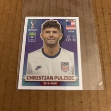 CHRISTIAN PULISIC 2022 Panini World Cup Sticker#US18 Soccer Card (f4)