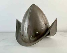 18 ga  Medieval Spanish Morion Steel Replica Old Model Spanish kettle helmet