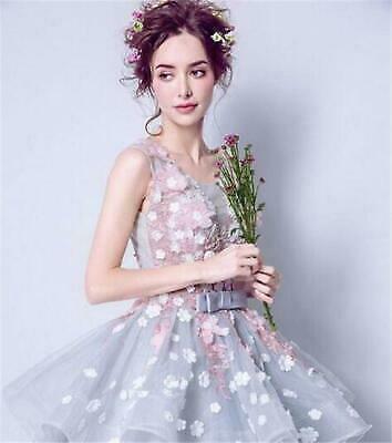 Women Pretty Open Back Floral Fantasy 