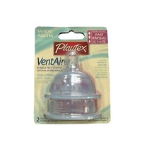 Playtex VentAire Nipples Fast Flow Stage 2 Silicone Baby Bottle Infant NEW
