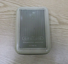 Boîte Grundig Microphone Dynamique Vintage Années 50 60