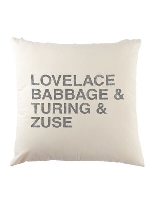 Lovelace & Babbage & Turing & Zuse Dekokissen Thrilling Adventures Of Fun