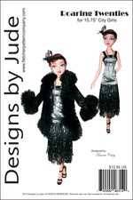 Roaring Twenties Doll Clothes Sewing Pattern for 15.75" City Girl Dolls Tonner