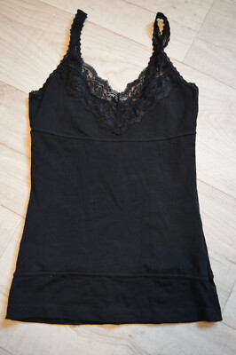 Lascana Shape Top mit Spitze schwarz 36/38
