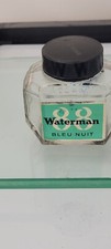 Waterman Bleu Nuit Ink Bottle, Made in France(e679)