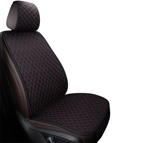 Funda de asiento de coche de lino universal cojín delantero trasero alfombrilla protectora transpirable - Imagen 9 de 28