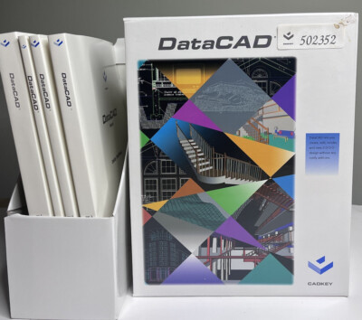 DataCAD Book Set Lot 4 Version 5 Manuals & Guides 1993