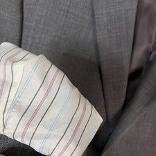 Ralph Lauren Wool Twill Blazer Contrast Cuff 2 Button Sport Coat Mens 42 L 42L