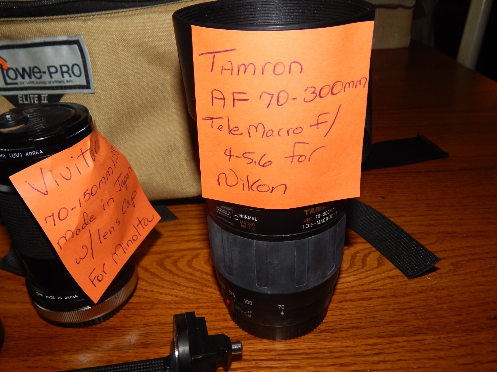 Camera Lot Canon Camera EOS Rebel Ti + TWO More Lenses + More & Camera