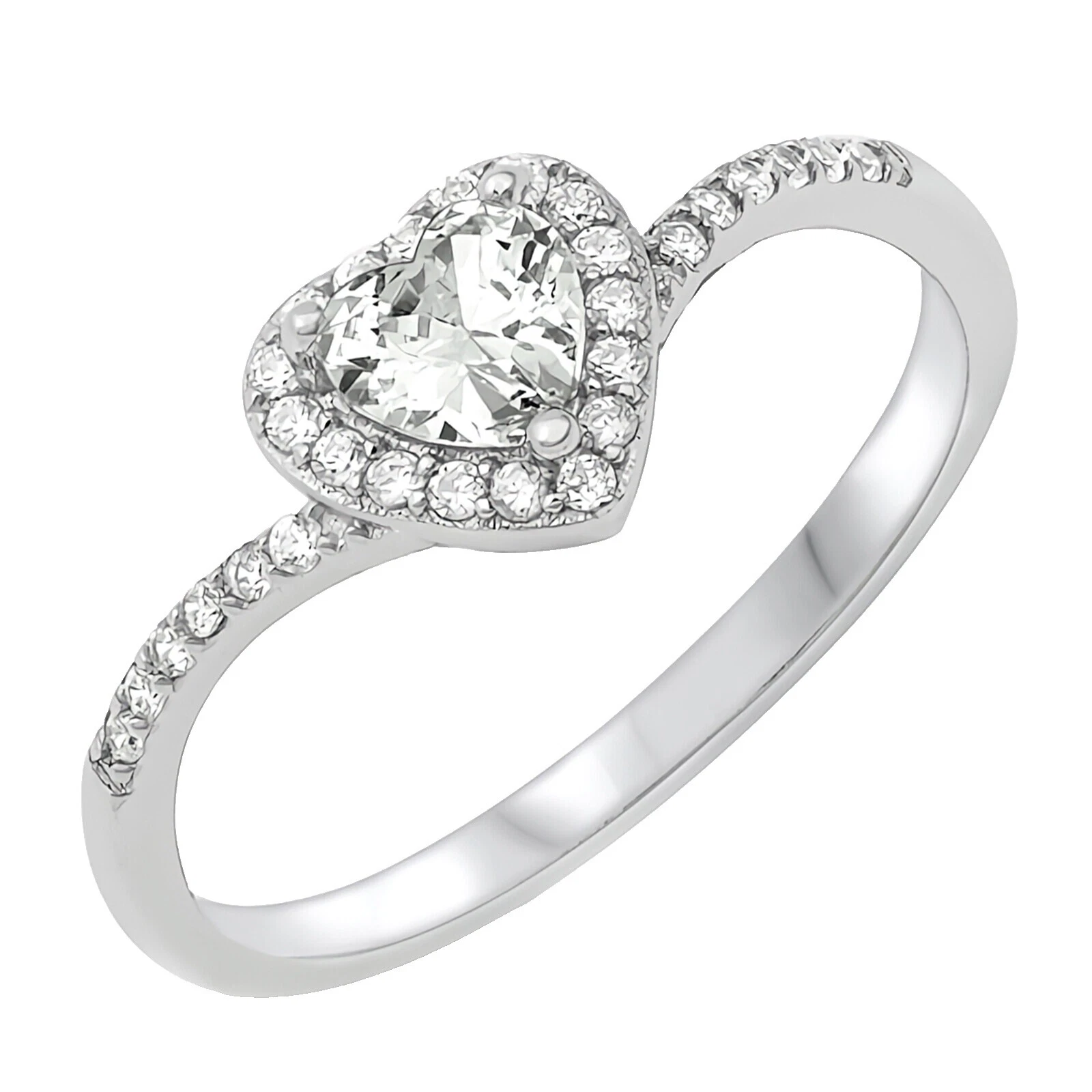 Anel Coração 7 Anéis de Moda